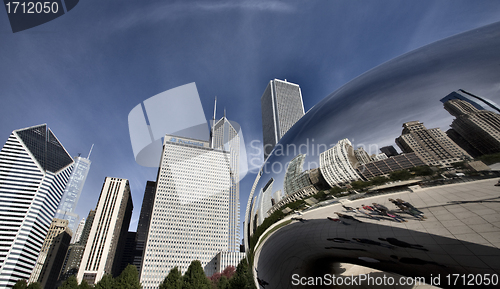 Image of Chicago Cityscape The Bean