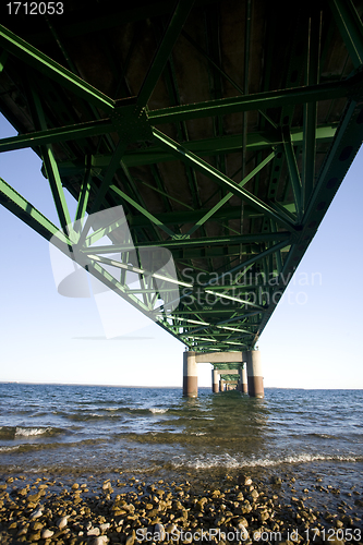 Image of Mackinaw City Bridge Michigan