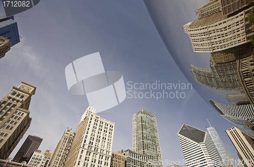 Image of Chicago Cityscape The Bean