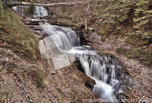 Image of Northern Michigan UP Waterfalls Wagner Falls
