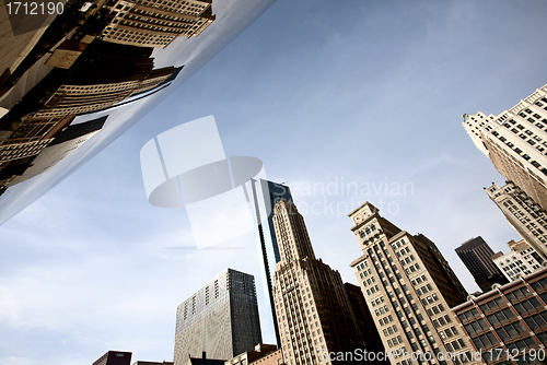 Image of Chicago Cityscape The Bean