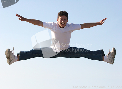 Image of Boy jumping