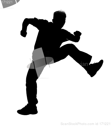Image of Jumping silhouette