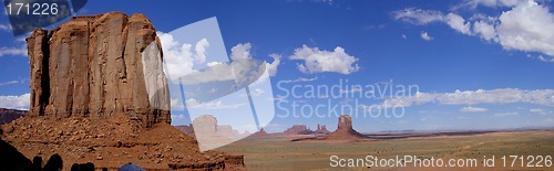 Image of Landscape Panorama - Monument Valley