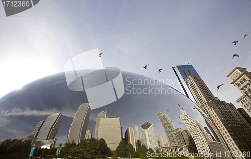 Image of Chicago Cityscape The Bean