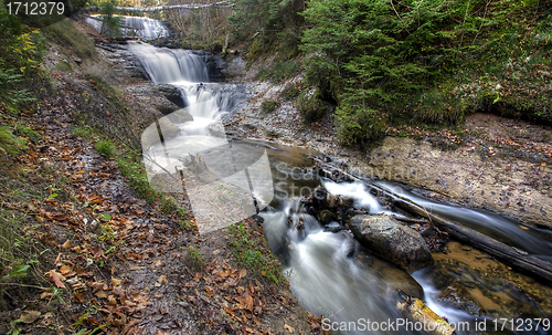 Image of Northern Michigan UP Waterfalls Wagner Falls