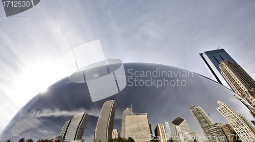 Image of Chicago Cityscape The Bean