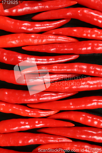 Image of Red chilli peppers.