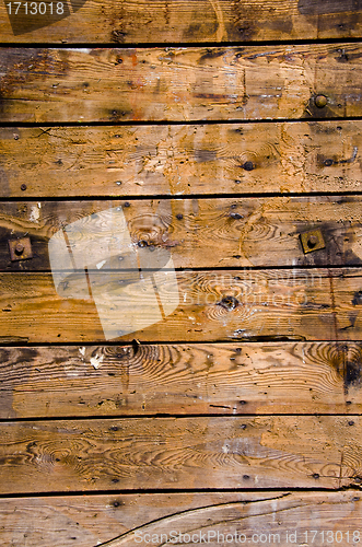 Image of Background grunge vintage wooden plank board wall 