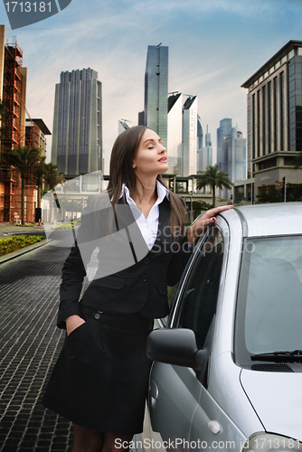 Image of Woman in the city