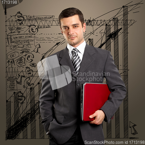 Image of Businessman With Laptop