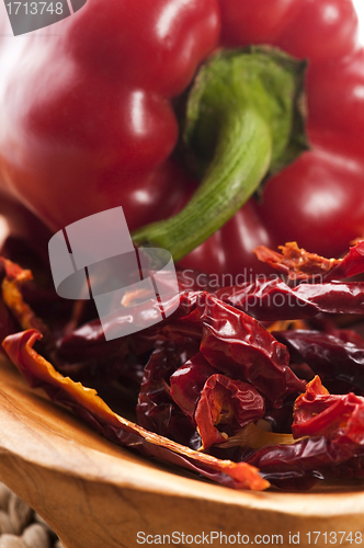 Image of Dried red pepper