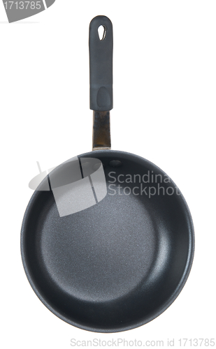 Image of Black Teflon cooking pan