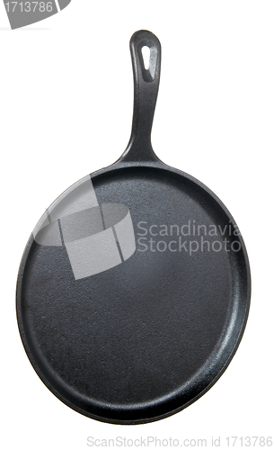 Image of Flat Cast Iron Frying Pan