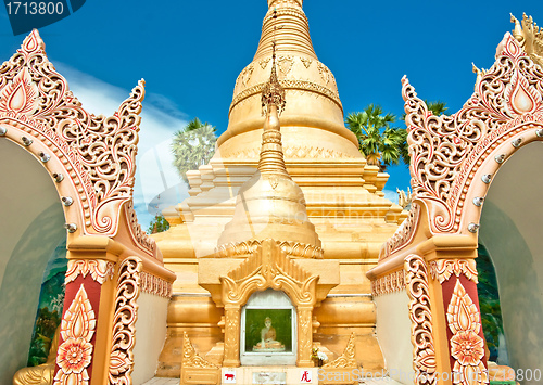 Image of golden buddhist temple