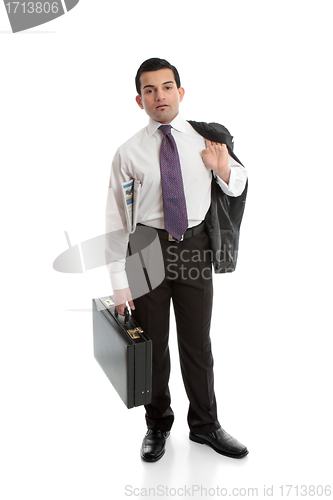 Image of Businessman with briefcase