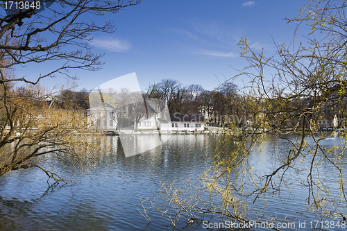 Image of houses at small sea in stavanger