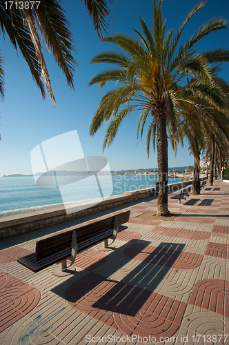 Image of Javea beach promenade