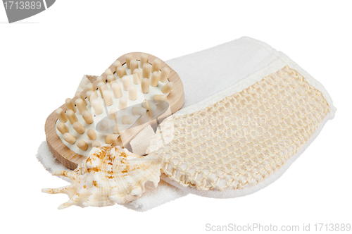 Image of SPA accessories, it is isolated on white