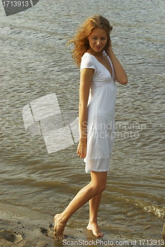 Image of Woman on beach