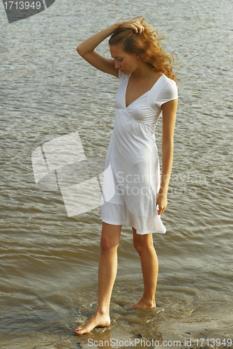 Image of Woman on beach