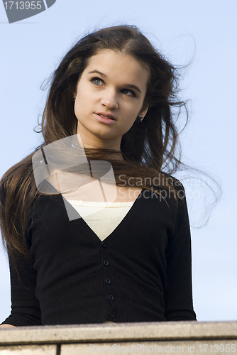 Image of Young beautiful woman