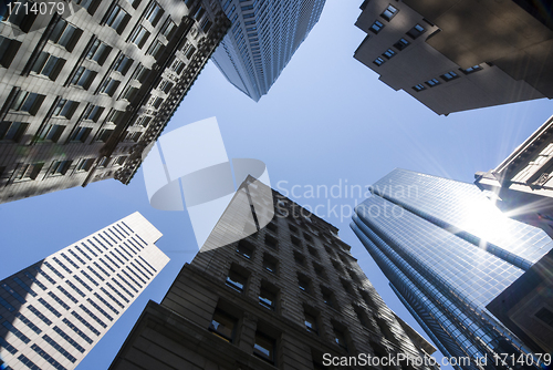 Image of Group of tall office buildings