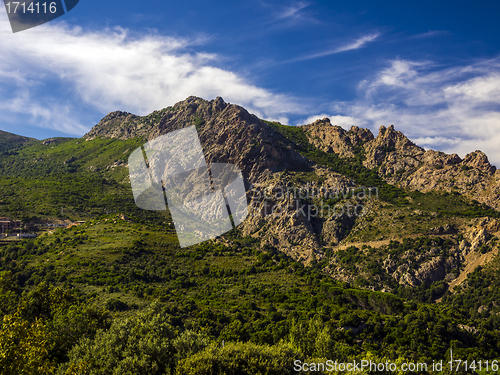 Image of Landscape of Gennargentu mountain