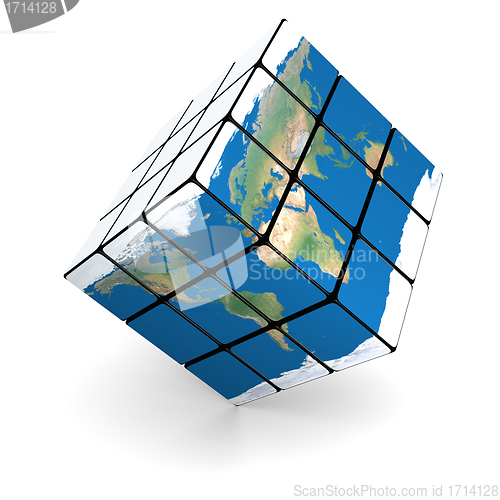 Image of Earth cube