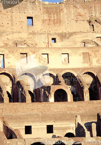 Image of Coliseum ruins.