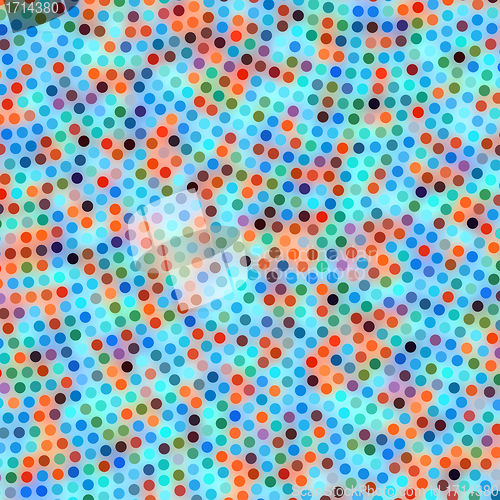 Image of Abstract rounded pixel points mosaic. EPS 8