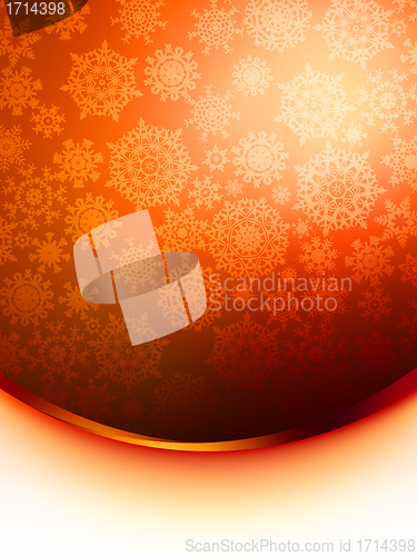 Image of Red Christmas Background. EPS 8