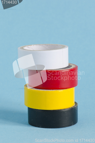 Image of Colorful sticky tape tool for wire isolation 