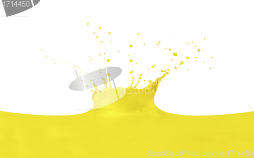 Image of splashing paint