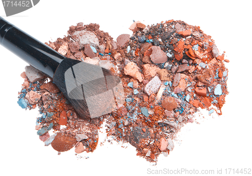 Image of crushed eyeshadows