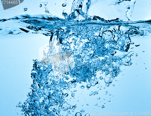 Image of bubbles in water