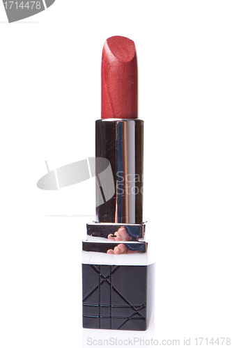 Image of lipstick on white background