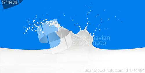 Image of milk splash