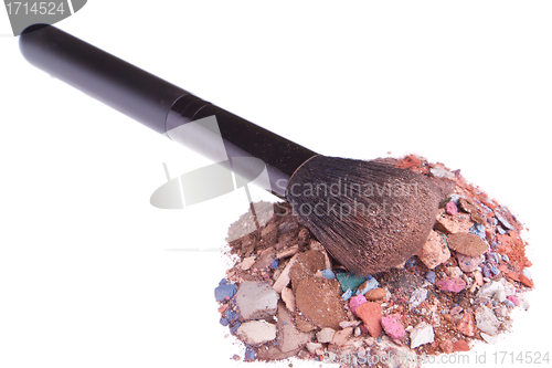 Image of crushed eyeshadows