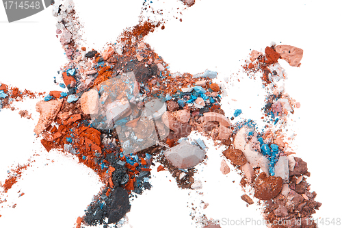 Image of crushed eyeshadows