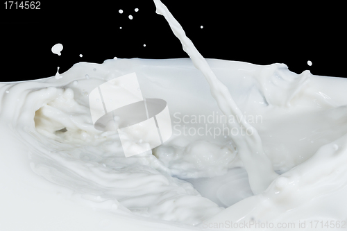 Image of milk splash