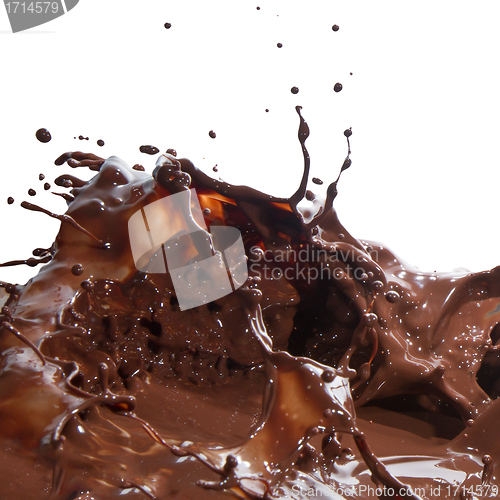 Image of pouring chocolate