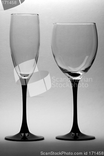 Image of Empty glasses