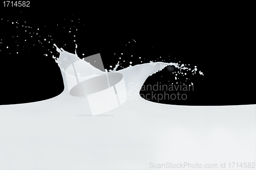 Image of milk splash
