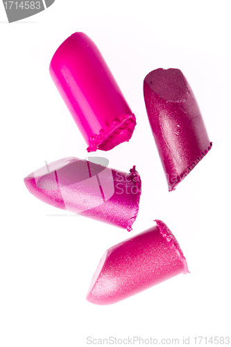 Image of scraps of lipstick