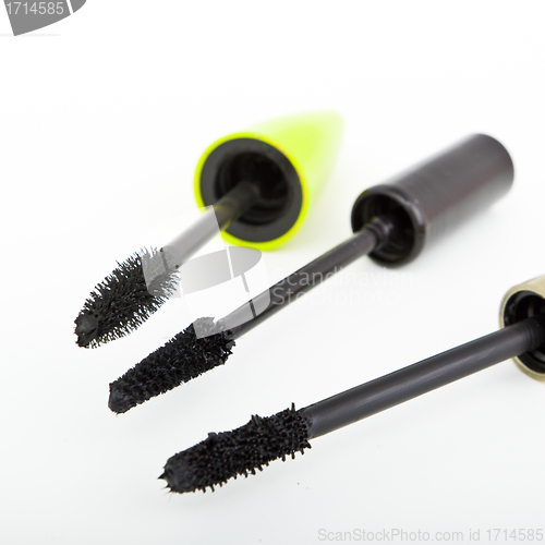 Image of mascara brushes