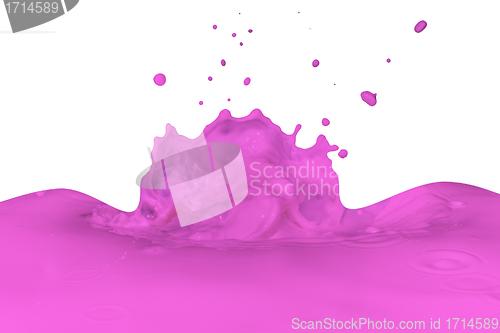 Image of splashing paint