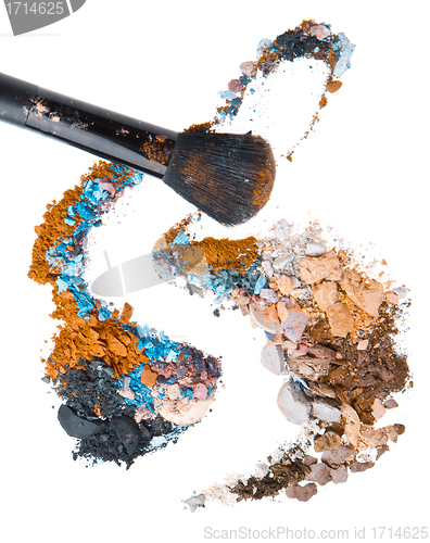 Image of crushed eyeshadows