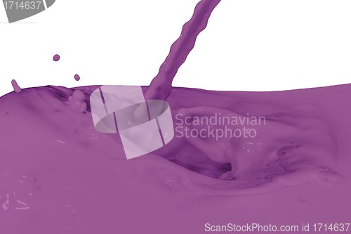 Image of splashing paint