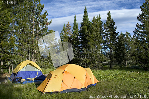 Image of Bright tents